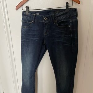 G-Star Raw 3301 Low Waist Skinny Jeans; 29 W; 28 L